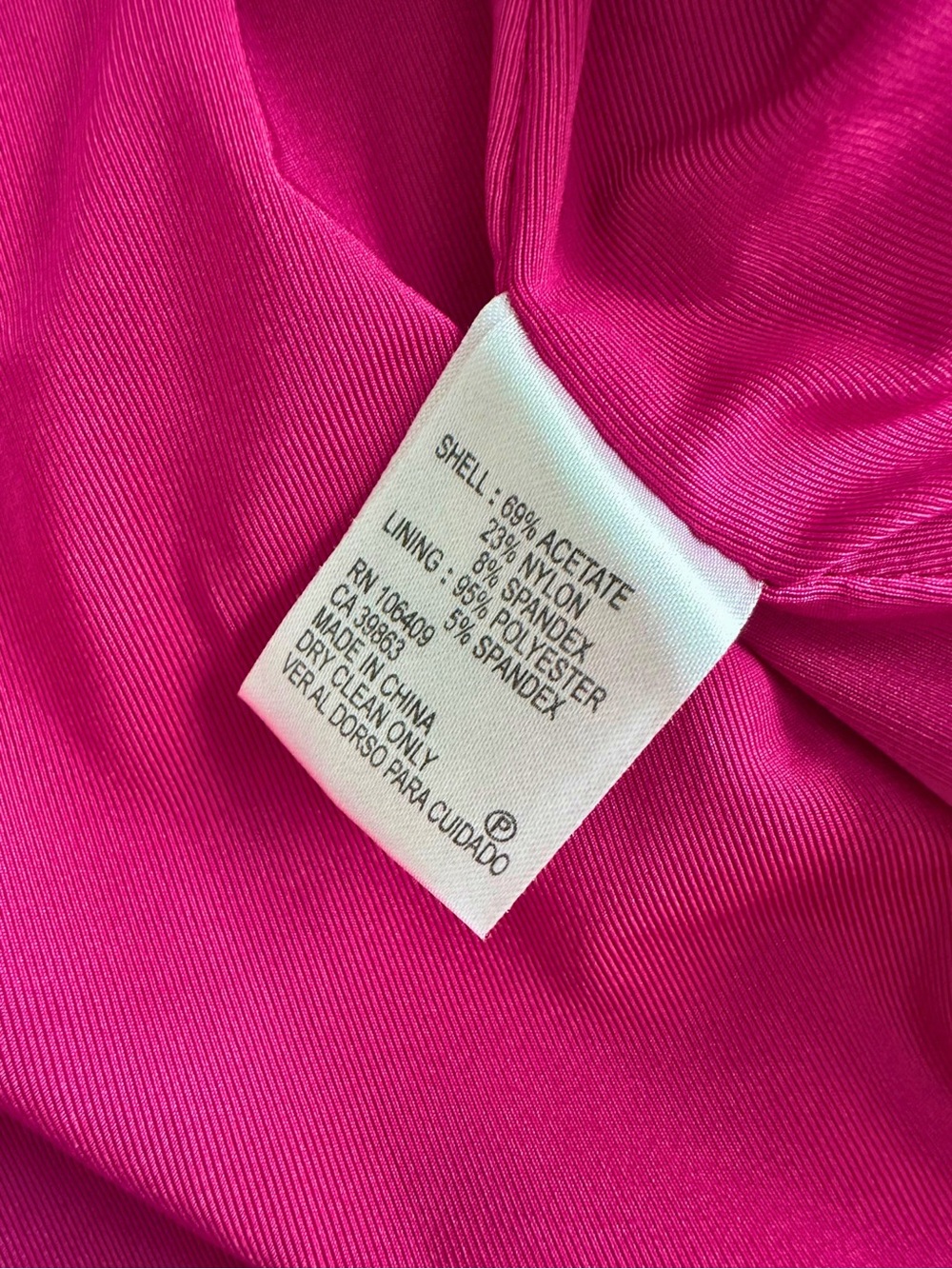 GIANNI BINI Fuchsia Pink Strapless Ruched Sweetheart Mini Dress Size M - Picture 4 of 4